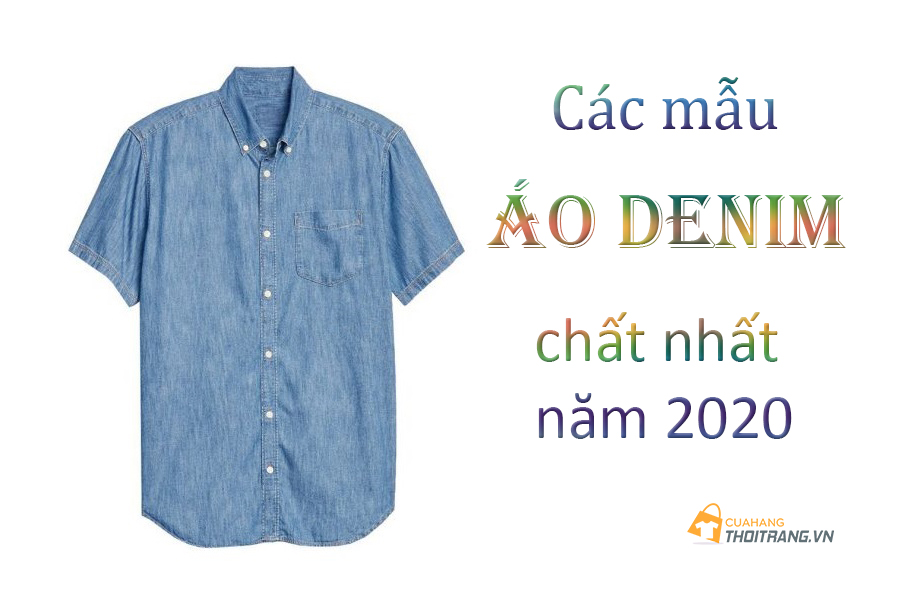 Tổng hợp các mẫu áo denim nam 